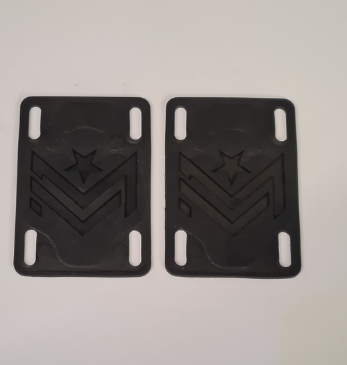 Mini Logo Riser Pads 1/8 of an inch Black