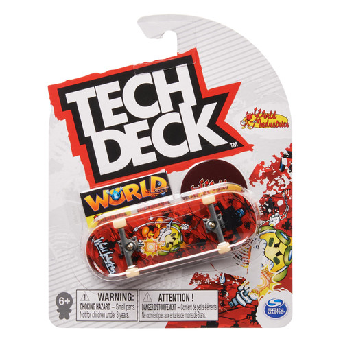 Tech Deck Fingerboard Skateboard - World Industries Flame Boy Wet Willy