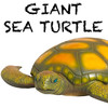 20 inch (approx) jumbo sea turtle toy for kids - main view