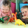 9-Inch Small World Dragons and Monsters - Imaginative Play Toys for Children - Children playing view