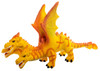 Vibrant 3-Headed Yellow Dragon Toy - Inspiring Imaginative Adventures for Children - side view