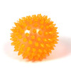 Set of 5 bright, textured sensory UV soft spiky balls, perfect for kids' hands-on sensory play and exploration. - orange ball