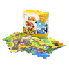 12pc augmented reality puzzle play mat city world  for children -  pack view