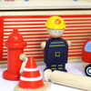 Wooden fire station playset accessories