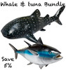 Jumbo Sea Animal Figures - Whale & Tuna