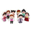 8Pc 15mm Thick Multicultural Character Group