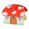 wooden fairy mushroom playset