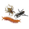 Soft-feel minibeast toy figures for children's imaginative play
