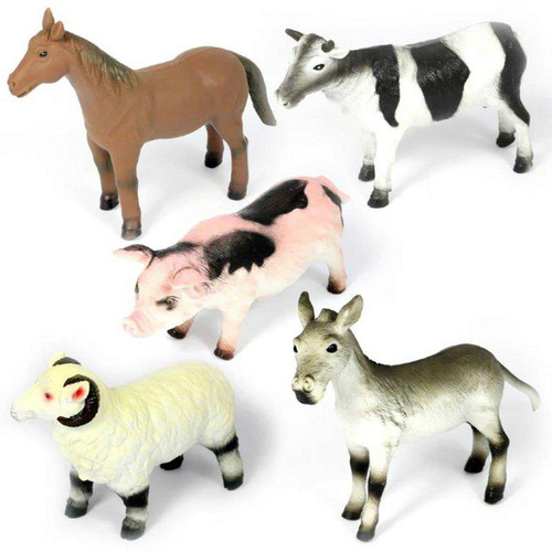 Farm Animals Large, Very Soft Touch Best Selling Set of 5