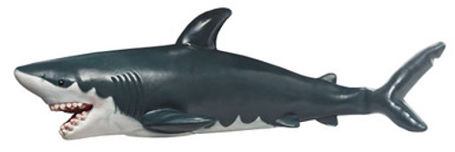 20 inch jumbo & realistic great whote shark toy for kids - side view 2