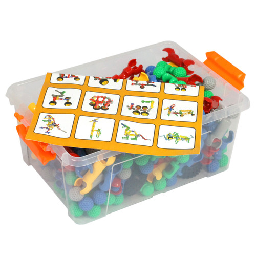 Plastic Vehicle Construction Vehicle Parts Connectors 160 Piece Set