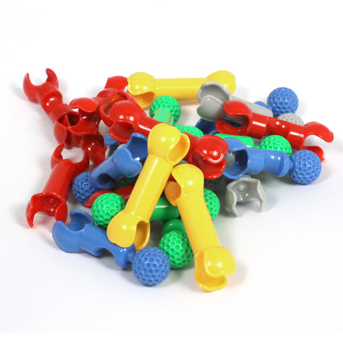 Plastic Vehicle Construction Vehicle Parts Connectors 160 Piece Set