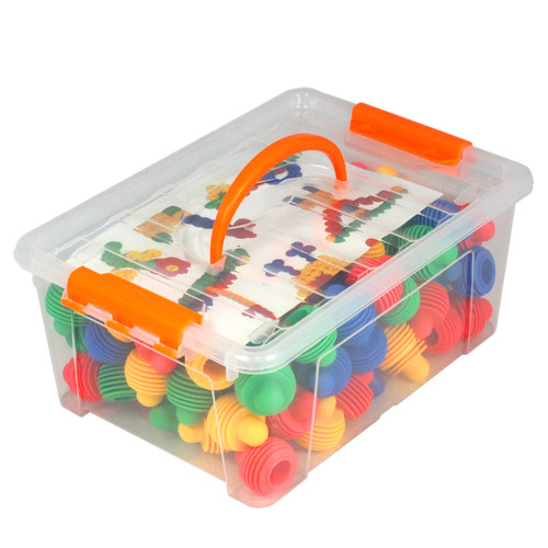 Construction Soft Touch Shape Connectors 120 Piece Set