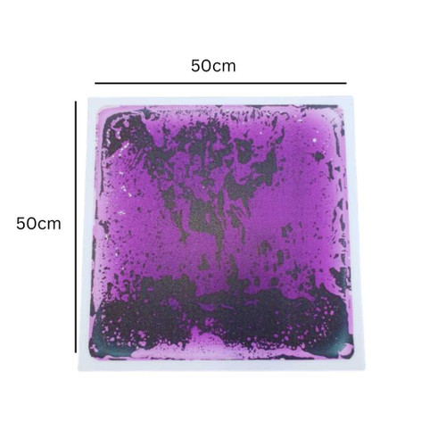 Purple & black sensory tile