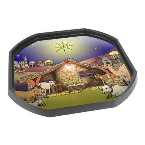 Nativity christmas themed tuff tray mat