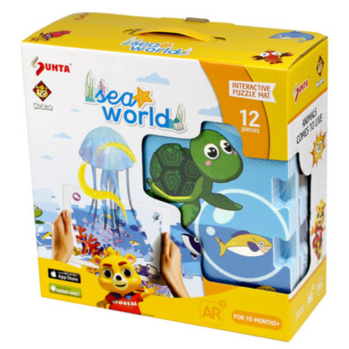 Augmented Reality Puzzle Mats Bundle - Under the Sea, Animal Land, Flying World, City World - box view 4