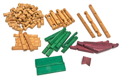 90pc Forest Log Construction Set