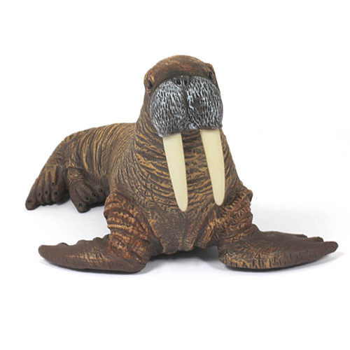 Front view of our large walrus sea creature toy