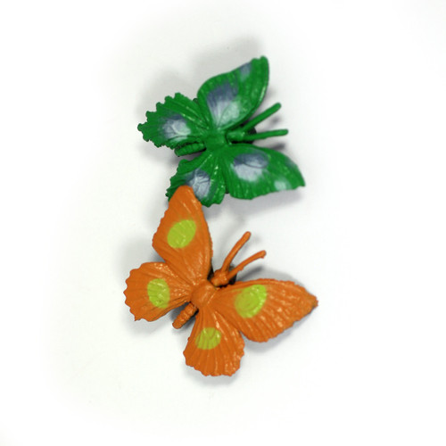 Butterfly realistic soft-feel toy figure for children's imaginative play
