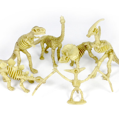 "6" - 7" PVC Dinosaur Skeleton Bones Bundle - pack view