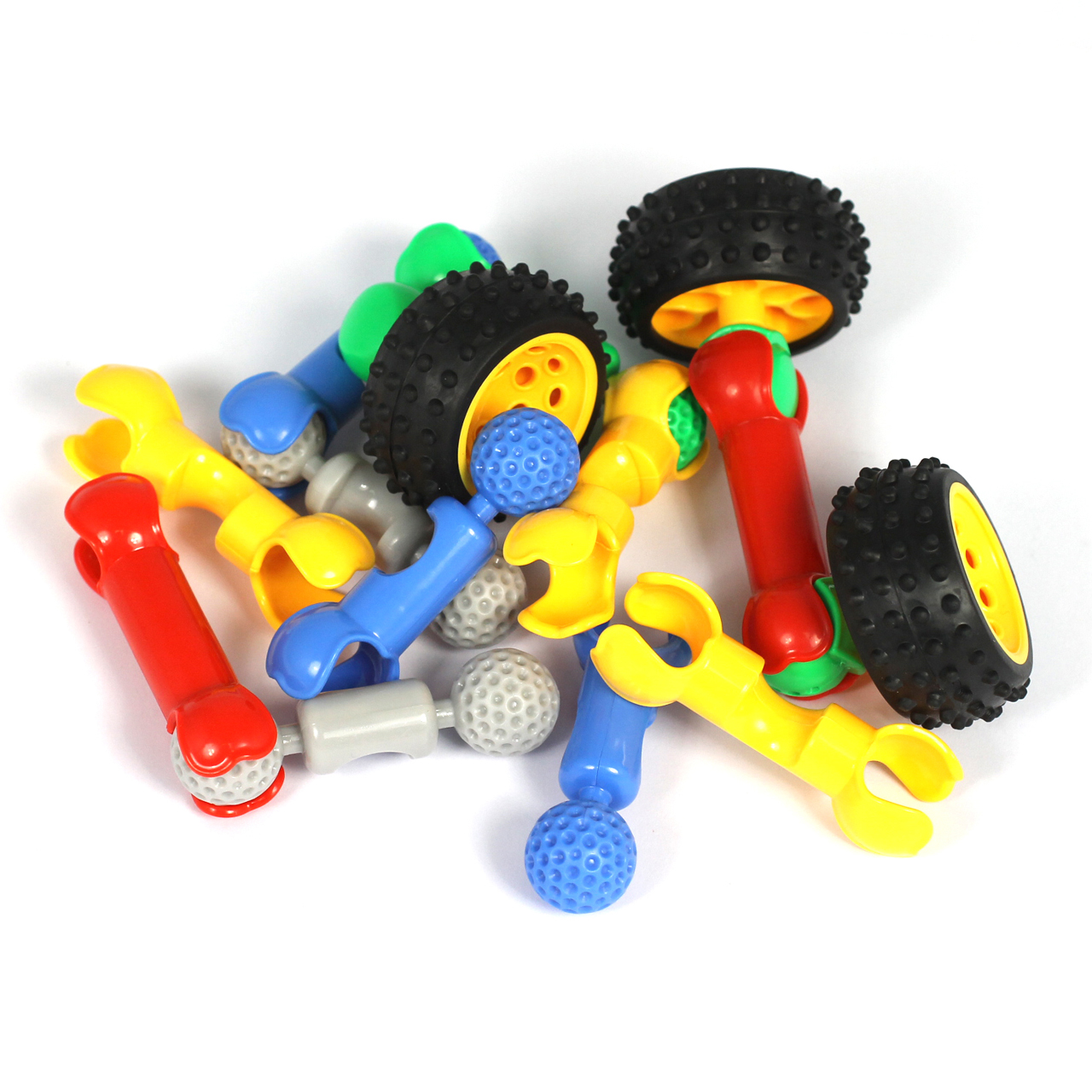 Plastic Vehicle Construction Vehicle Parts Connectors 160 Piece Set