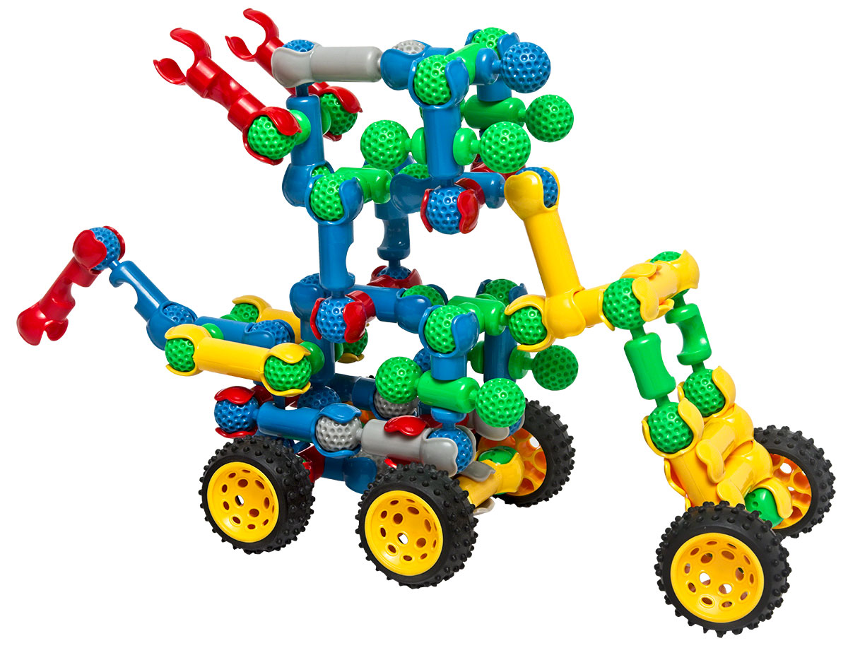 Plastic Vehicle Construction Vehicle Parts Connectors 160 Piece Set