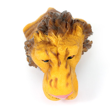 Animal hand puppets - Lion & Tiger - lion top view