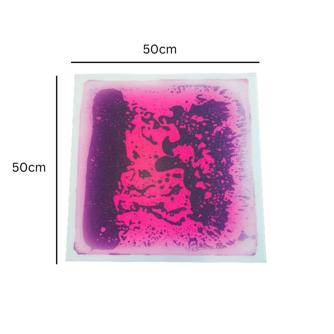 pink & purple sensory tile