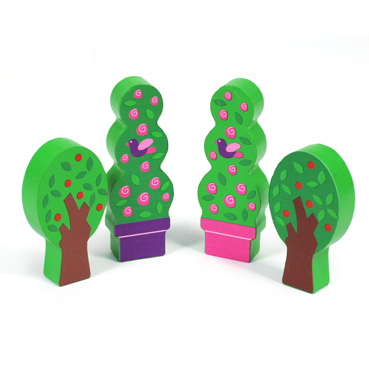 4Pc 15mm Thick Tree Bundle