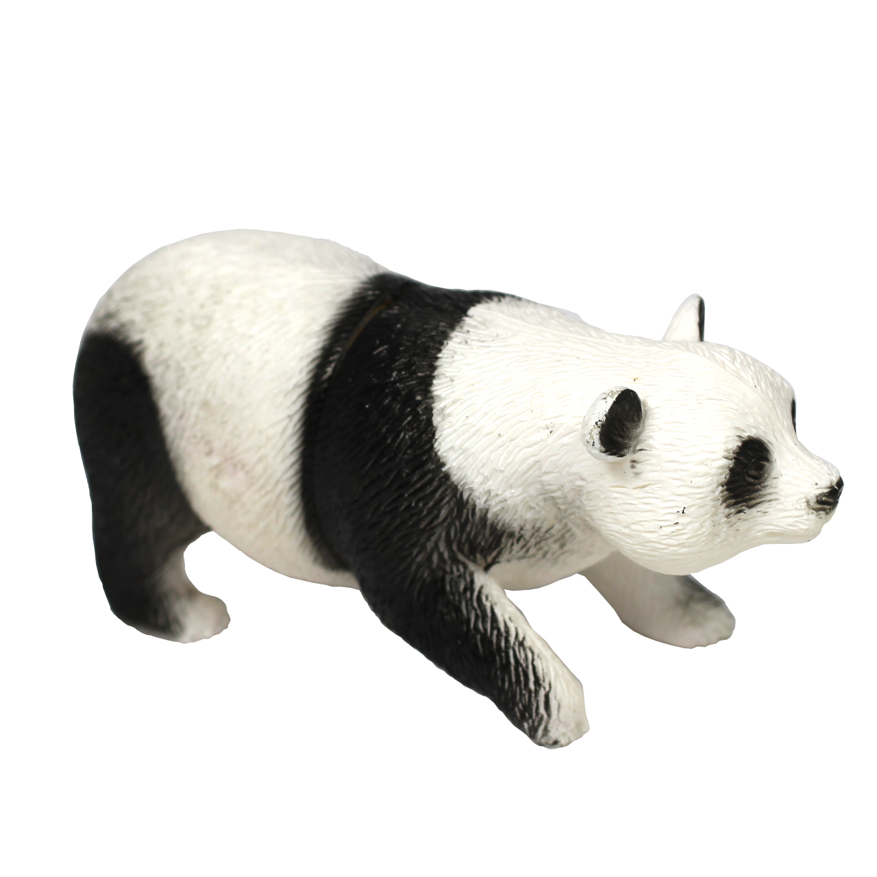 Small Panda realistic hard-feel animal toy figure for children's imaginative play