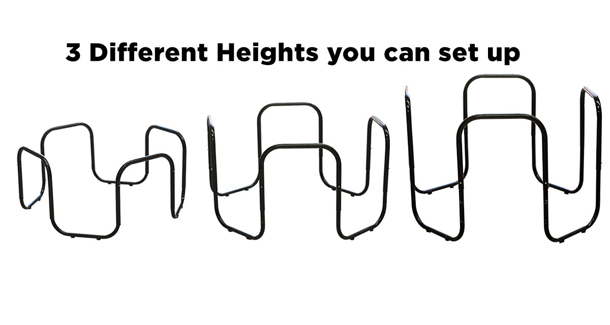 image showing three adjustable heights