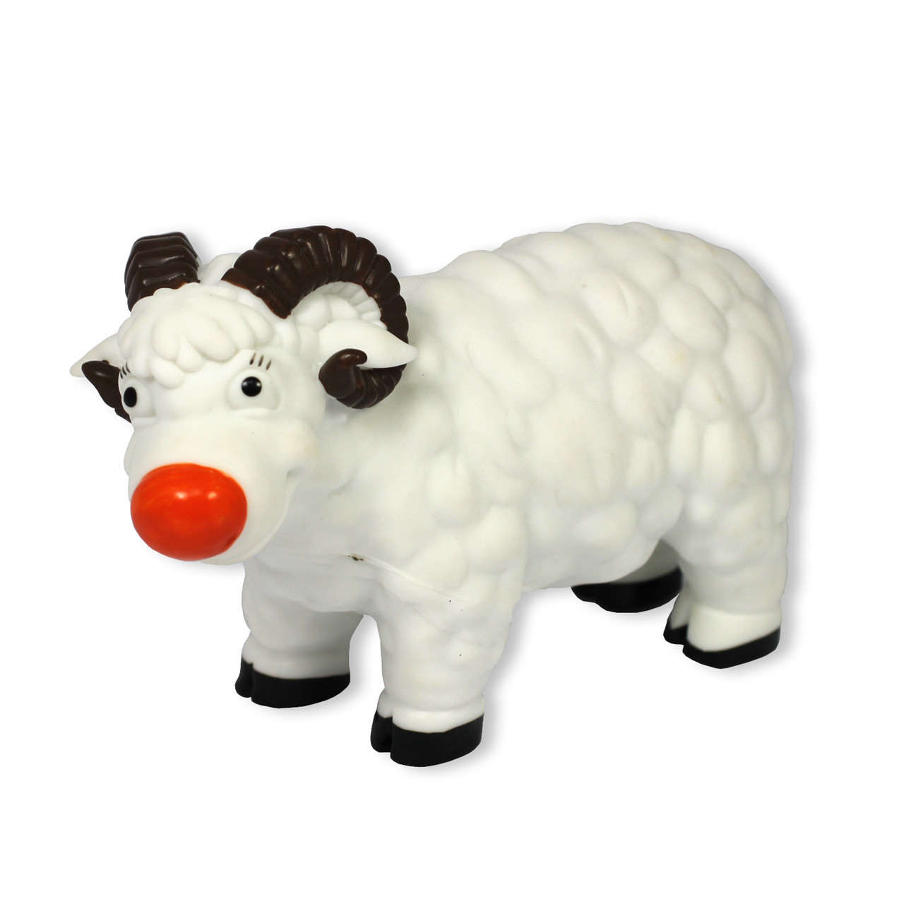 Pig cartoon-style animal toy figure for children's imaginative play - view 1