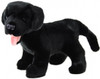 Black Labrador Dog Plush Toy Standing Sam