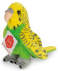 Budgerigar Bird Soft Plush Toy Green, 13cm, Teddy Hermann - 941583