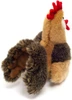 Back View Rooster Cock Soft Plush Toy Teddy Hermann 17cm 941460