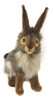 Hansa Black Tailed Rabbit Plush Toy 23cm