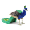 Hansa Peacock Bird Soft Stuffed Plush Toy , 4806021954331