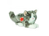 Grey Cat Soft Push Toy Teddy Hermann