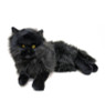 Long Haired Black Cat Plush Toy, Onyx -Bocchetta - 078750