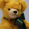 Face close up, Timeless Growling Teddy Bear Golden Brown 39cm by Hermann-Coburg