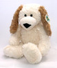 Cream and Brown Dog Plush Toy Australian Made Large