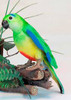 Orange Breasted Parrot Bird, Hansa 12cm