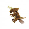 Hansa Triceratops Dinosaur Puppet Rust/Brown 42cm