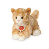 Red Tabby Cat Plush Soft Toy, Sitting Hermann