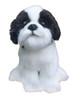 Shih-Tzu Black and White Dog Faithful Friends 30cm