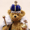 Face Detail, King Charles III. Coronation Bear 36 cm Teddy Bear by Hermann-Coburg EAN 131661