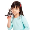 Girl with Mini Tabby Cat Finger Puppet Folkmanis EAN 027917