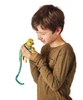Child playing with Mini Collared Lizard Finger Puppet Folkmanis EAN 027986
