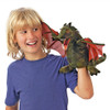 Playing with Winged Dragon Puppet, Folkmanis EAN 030511