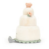 Side View Jellycat Amuseable Wedding Cake, 28cm EAN 142594